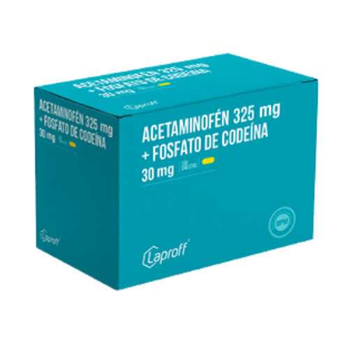 ACETAMINOFEN CODEINA 325-30MG TAB X 10 (LAPROFF)